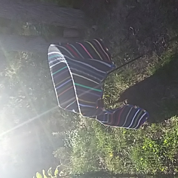 New Afgan Crochet Throw Blanket Twin Straight Colorful Lines Between Grey - Picture 5 of 5